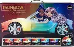 Rainbow High Color Change Car Convertible Vehicle 8-In-1 Light-Up